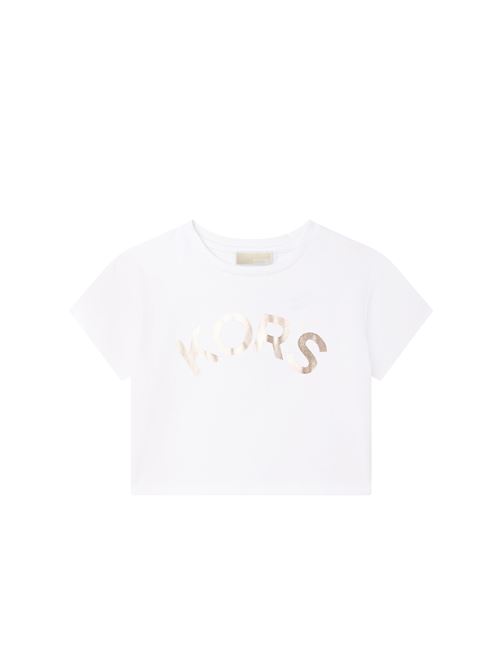 T-shirt, bambina, logata. MICHAEL KORS | R15163N25